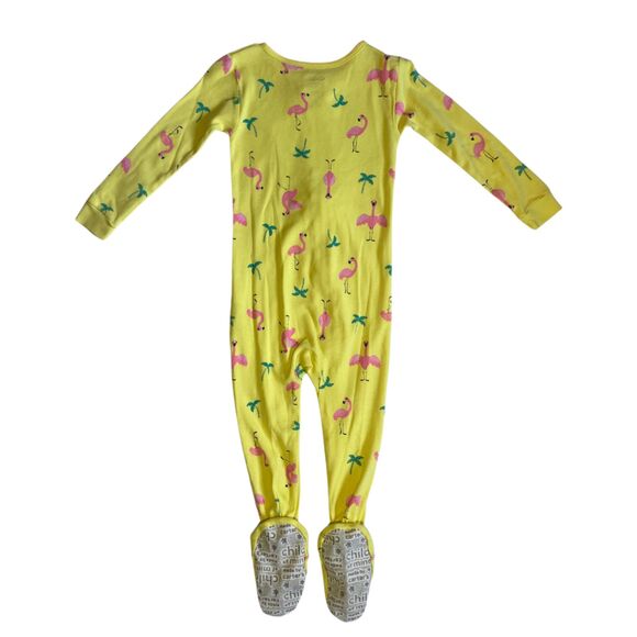 Infant Footed Pajamas 2 Pk Elephants and Flamingos Size 24M - Picture 6 of 13